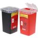 Portable Barber Razor Blade Disposal Container - Mcree Disposal Blade Box (Black) - Buy Online on GoSupps.com