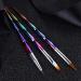 MWoot 10-Part Nail Brush Set | Nail Art Painting & Drawing Brushes for UV Gel & Acrylic Fingerails | Nail Liner Brushes & Accessories for Pedicure & Manicure - Buy Online on GoSupps.com