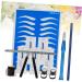 Outanaya Coffee Cup Pigment and Manual Positioning Pencil Pen Dark Rings Eyebrow Kit Skin Ruler Three-point - Buy Online on GoSupps.com