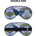 Blue Butterfly Print Eye Mask - Ultra-Soft Light-Blocking for Comfort & Restful Sleep | International Shipping - Buy Online on GoSupps.com
