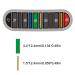 Luckxing 3-Piece Thermometer Sticker Set - Digital Temperature Strips for Aquariums & Coffee Cups - Accurate Celsius Temperature Measurement - Buy Online on GoSupps.com