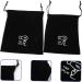 HAPINARY 10 Pcs Storage Bag Cotton Drawstring Bags Straightener Drawstring Bag Hair Dryer Velvet Black - Buy Online on GoSupps.com