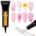 3D Nail Gel - No-Wipe 3D Beauty Care Products 15ml Adhesive Glue for Nail Art and Rhinestones | For Beginners Professionals Rhinestone Salon Party Holiday Wedding Birthday - Buy Online on GoSupps.com