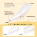 Saviland Soft Gel Nail Tips - 240PCS Coffin & Almond Pre-Shape Matte Clear Gelly Tips for Acrylic False Nail Extension - 10 Sizes in Box for Salon & DIY Nail Art - Buy Online on GoSupps.com