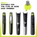 Nose Hair Replacement Heads Waterproof Dual Edge Blades Trimmer Trim Edge and Shave Interchangeable Attachments Pro Nose Hair Trimmer Shaver Gifts Easy Cleansing for Boyfriend Father - Buy Online on GoSupps.com
