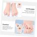 Hemoton Toe Splitter and Protector Set - 4 Pairs | Reusable Toe Spacers for Men | Breathable Fiber Toe Separators and Covers - Buy Online on GoSupps.com