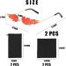 Tagace Retro-Punk Flame Sunglasses Set | 2 Pairs + Cases for Beach & Outdoor Adventures - Buy Online on GoSupps.com