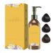 Green sourced Single Dose Hair Dye Floral Black Strands Color Interactive Easy Application Formula Natural Looking Shine Ideal for Adults Women Men and Seniors Brown