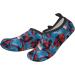 HUHUSW Superheros Kids Water Shoes - Lightweight Non-Slip Aquatic Socks for Boys Girls 11-12 Blue - Buy Online on GoSupps.com
