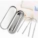 Stainless Steel Tongue Scraper Set - Safe & Effective Tongue Cleaner for Home Use | International Shipping - Buy Online on GoSupps.com