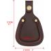 Tourbon Hunting Gun Barrel Rest Toe Protector Pad - Thick Leather Brown | Premium Shooting Accessories for International Shipping - Buy Online on GoSupps.com