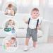 Vemolea 2 Pack Silicone Training Cups for Baby and Kid - BPA Free, Microwave & Dishwasher Safe - White & Grayish Blue - Blue & White Handles Included - Buy Online on GoSupps.com