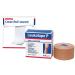 Leukotape P Sports Tape Tan 1 1/2 x 15 Yds & Cover-Roll Stretch Adhesive Fixation Dressings 2x10 Yds. Combo Pack