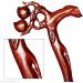 Crutch Wooden Engravable Peach Head Handle Walking Stick Pear Wood High-End Suitable for The Elderly crutch-11.19 Journey - Buy Online on GoSupps.com