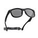 Pro Acme Unbreakable Polarized Baby Sunglasses Flexible Toddler Sunnies with Strap Soft Silicone Frame for 0-24 Months A4 - Black Frame | Grey Lens