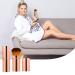 UNIMEIX Retractable Kabuki Makeup Brush for Liquid and Powder Cosmetics - Gold, 1 Pack - Buy Online on GoSupps.com
