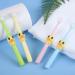 4-Piece Cartoon Children's Toothbrush Set - Sensitive Micro Bristles for Kids & Adults | Duck Design for Gentle Oral Care - Buy Online on GoSupps.com