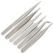 High-Precision 6-Part Antistatic Tweezers Set - Stainless Steel Electronics PCB Repair Tool for Soldering & Installation - Buy Online on GoSupps.com