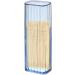 Faceynde Cotton Swab Holder with Lid - Portable QTIP Travel Case & Clear Acrylic Storage Box for Dental Floss & Hair Accessories - Stylish Canister Container in Blue - Buy Online on GoSupps.com