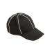 Murray Sporting Goods Referee Hat | Black with White Stripes Officials Referee Hat