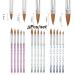 Nail Extension DIY Crystal Handle Manicure Tool - 5pcs Set for Perfect Nails | International Shipping - Buy Online on GoSupps.com