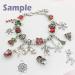 100pcs Clasp Bail Tube Beads for Jewelry Making - DIY Necklace Bracelet Charms (M611) - Buy Online on GoSupps.com