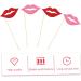 40pcs Lip Photo Booth Props - Glittery Handheld Accessories for Weddings Birthdays & Parties - Fun Selfie Props for Celebrations - Buy Online on GoSupps.com