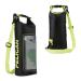 Pelican Marine IP68 Waterproof Dry Bag 2L - Roll Top Waterproof Backpack w/ Phone Case/Pouch - Boating & Kayak Accessories - Essentials for Camping Swimming Beach Fishing Rafting Travel - Black/Yellow Black / Hi Vis Yellow 2l