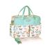 Insular Multifunctional Waterproof Mummy Shoulder Bag Diaper Bag Chic Nappy Changing Bag Tote/Messenger Style Large Light Weight with Changing Mat Adjustable Straps (Green (Fox))