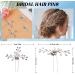 Crystal Wedding Hair Vine & Pearl Pins Set - Handmade Bridal Hair Accessories - Buy Online on GoSupps.com