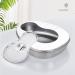 Bedpans for Elderly Men and Women Qiwey Stable Bedpan Heavy Duty Smoothed Countoured for Bed-Bound Patient Stainless Steel Bed pan for Medical Centers and Home Use - Buy Online on GoSupps.com