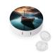 Contact Lens Case Fishing Boat Print Plastic Contact Lens Case contact Lens Care Box ontact Lens Travel Box