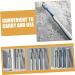 Mobestech 4-Piece Men's Travel Toothbrush Set - Hard Solid Brushes with Large Head & Fine Bristles for Effective Manual Cleaning - Buy Online on GoSupps.com