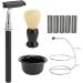 Yinhing Manual Trimmer Kit 5in Professional Beard Grooming Kit with Secure Trimmer Holder High Quality Soft Beard Brush Foaming Bowl and Convenient Storage Box for Effortless Grooming - Buy Online on GoSupps.com