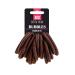 AKH Set of 15 BROWN Thick Snag Free Endless Hair Elastics Bobbles Hair Bands | Extra Thick | Ponytail Holders For Wide Range of Hair Styling Needs | UK