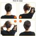 Hair Scrunchies Hair Bun Synthetic Hair Band Donut Messy Elastic Bun Straight Bun Messy Bun Extension Hair Band Elastic Rubber Band Hair Bun Women Hair Bun (Color : Q7-4) - Buy Online on GoSupps.com