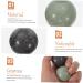 Anneomas Spherical Weights - Baoding Balls for Chinese Massage & Meditation | Black Metal Fitness Weights - International Shipping - Buy Online on GoSupps.com