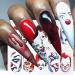 Halloween Water Transfer Nail Stickers - 35 Sheets for DIY Nail Art at Halloween Party - Buy Online on GoSupps.com