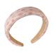 amangul Headband For Women Knotted Knot Headband Padded Headband Wide Headband Pleat Headband Rose Headband(Flower Glossy)