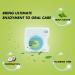 Orange Coconut Oil Infused Vegan Woven Dental Floss - 6 Month Supply (Mint Flavor) - Buy Online on GoSupps.com