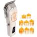 Qukaim Men Hair Trimmer Electric Hair Trimmer with Stainless Steel Blades Rechargeable High Power Hair Clipper for Home Salon - Buy Online on GoSupps.com