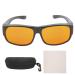 Cyrank Blue Light Blocking Glasses Amber Gaming Glasses Orange Anti Glare Lens to Reduce Insomnia Computer Glasses for Women and Men
