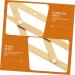 Balacoo 2 Pcs Second Generation Scale Metal Dies Molds Eyebrow Measurement Tool Bagged Measuring Tool 25x5x0.6cmx2pcs Goldenx2pcs - Buy Online on GoSupps.com