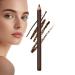 Pencil EyelinerSharpenable MakeUp Eyeliner Pen Long Lasting Products for Home School Outdoor Business Travel Brown