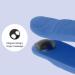 4 Pack Acupressure Clip - Portable Thumb Shaped Hand Pressure Point Magnet for Migraine Relief - Blue - Buy Online on GoSupps.com
