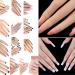 Ruarby Semi Cured Gels Nails Strips Pedicures Stickers Toe Nails Stickers Gels Nails Pedicures Strips Gels Nails Wraps UVS Light Need JZ98 - Buy Online on GoSupps.com