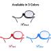 Agate Magnification Makeup Glasses | Rotating Foldable Reading Glasses for Women - Unidirectional Enlargement in Blue - Buy Online on GoSupps.com