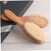 FOMIYES 1 Set Scalp Shampoo Baby Tool Bath Set - Natural Wooden Hair Comb and Brush for Baby Massage and Gentle Hair Care - Buy Online on GoSupps.com