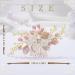 IYOU Pearl Bridal Hair Comb Gold Flower Wedding Side Combs Leaf Bride Bridesmaid Hair Accessories for Women - Buy Online on GoSupps.com