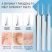 Professional 9 PCS Blackhead & Earwax Removal Kit - Stainless Extractor & Pimple Popper Tools Set with Cleaning Brush and Storage Box - Buy Online on GoSupps.com